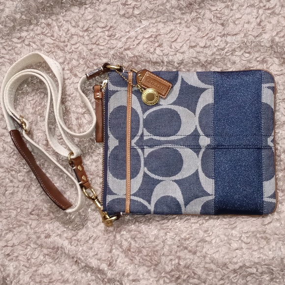 Coach Bags Vintage Coach Denim Crossbody Poshmark